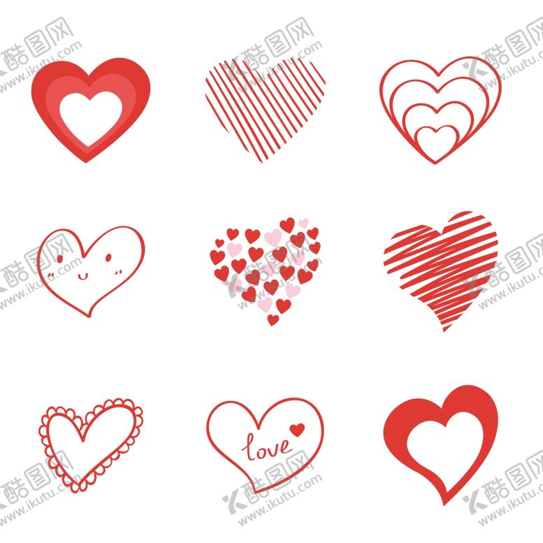 编号：29056209300650304535【酷图网】源文件下载-心形