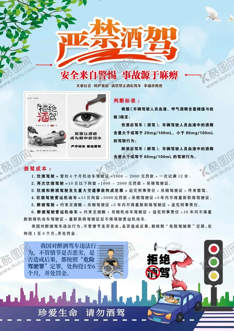 编号：87209609270104539013【酷图网】源文件下载-严禁酒驾