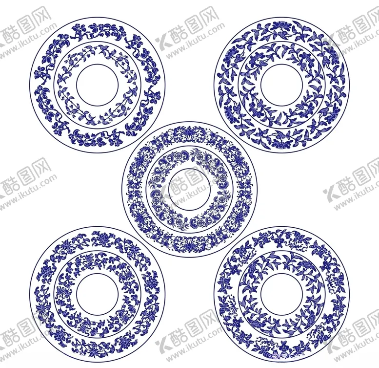 编号：22140205022236044982【酷图网】源文件下载-10种花草植物无缝纹样