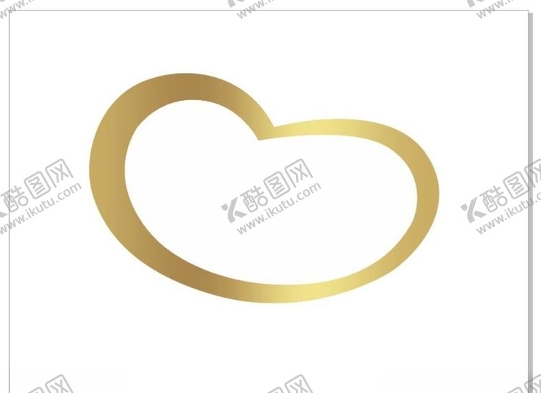 编号：14361705121111027211【酷图网】源文件下载-金色爱心边框