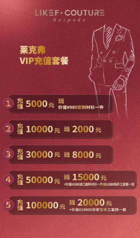 VIP充值海报