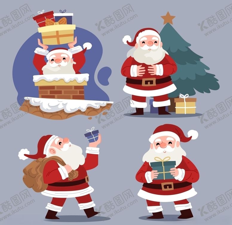 编号：47800010110522525748【酷图网】源文件下载-圣诞老人