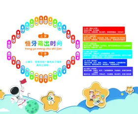 牙科背景墙儿童区