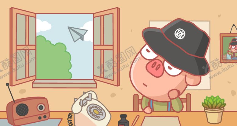 编号：61722210102112581234【酷图网】源文件下载-猪插画卡通猪