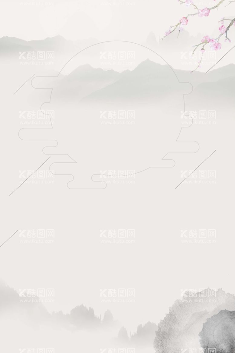 编号：26403809251013252437【酷图网】源文件下载-水墨背景