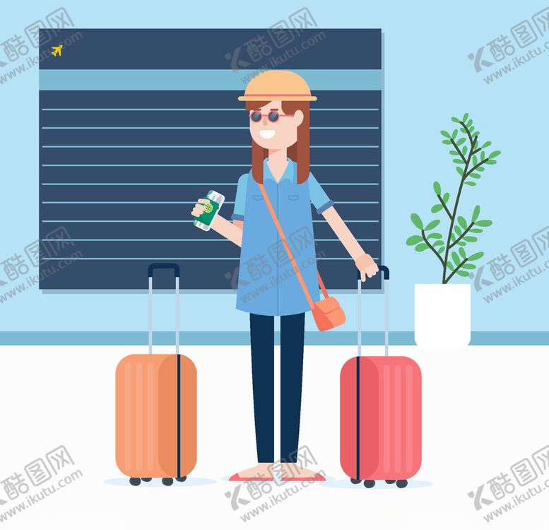 编号：94390510010646319441【酷图网】源文件下载-旅客游客
