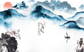 中式装饰背景墙