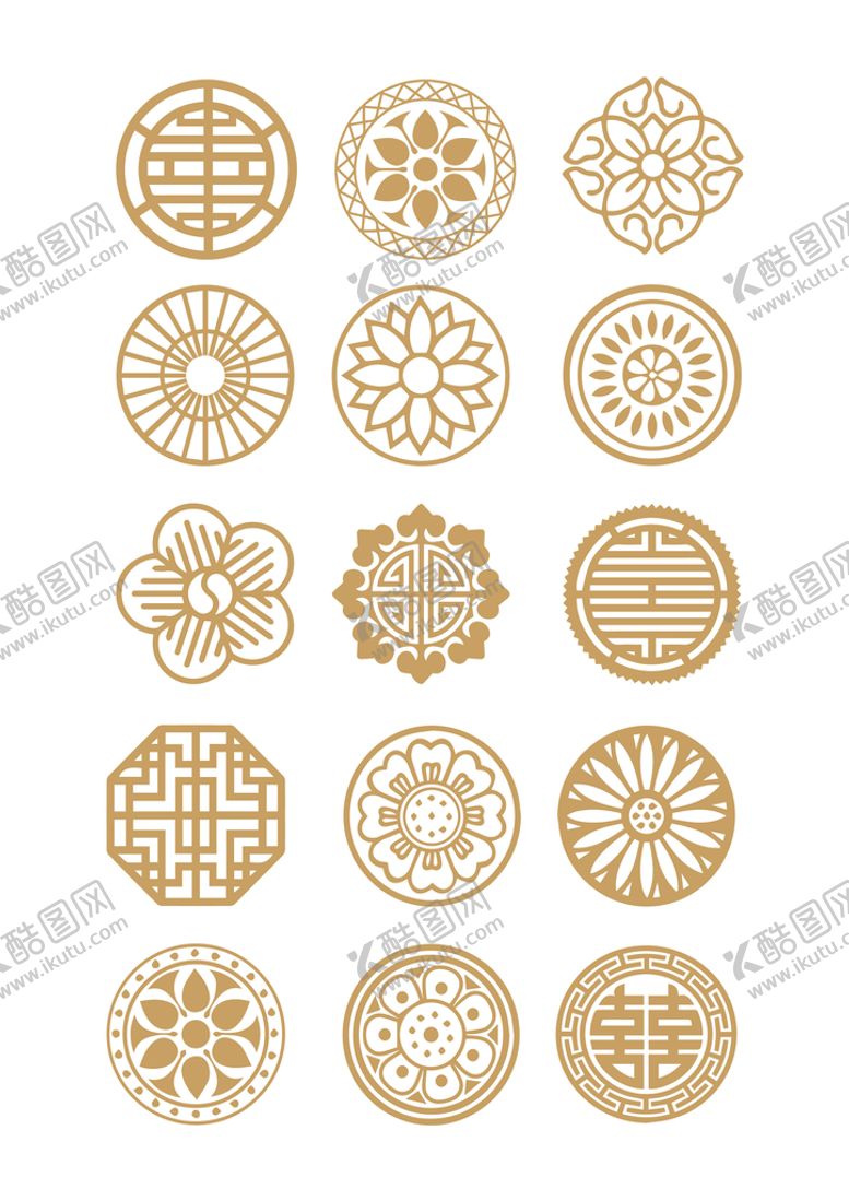 编号：41672009211312586507【酷图网】源文件下载-中式纹样
