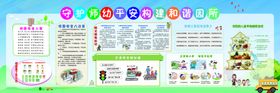 幼儿园安全宣传展板