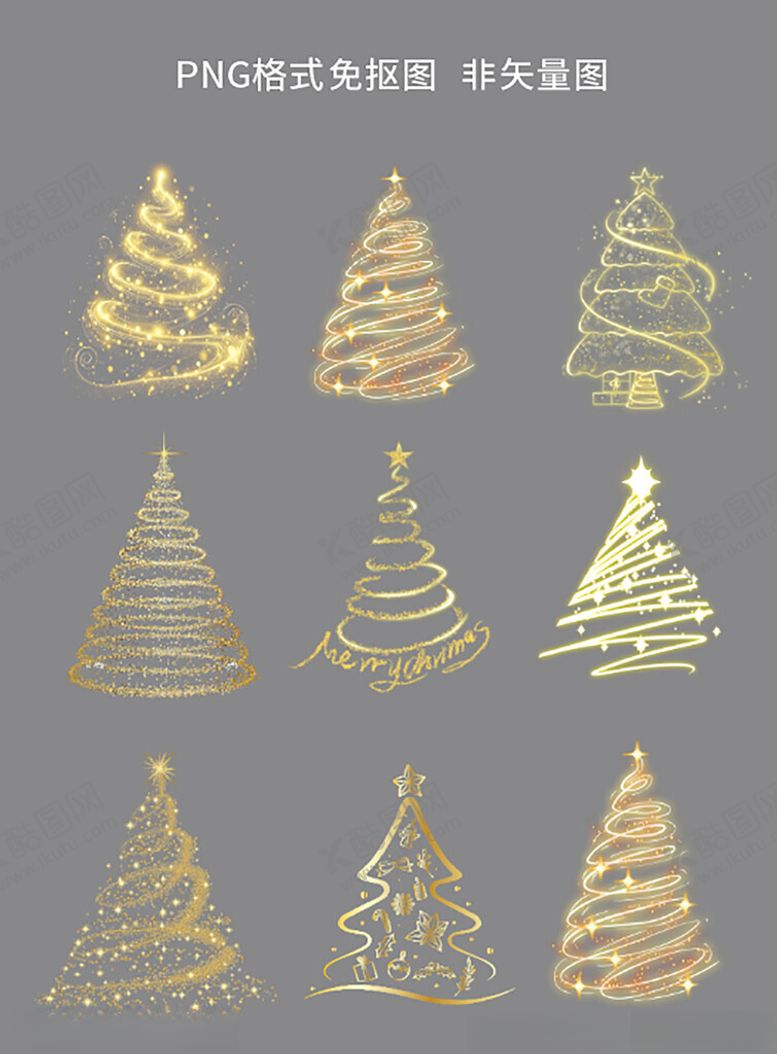 编号：29666804081340198472【酷图网】源文件下载-金色圣诞树