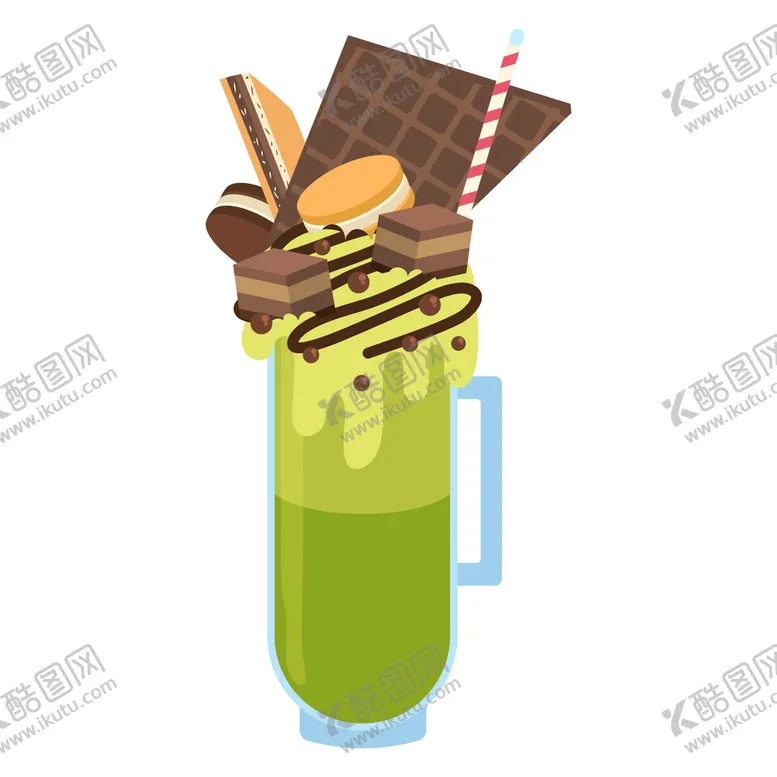 编号：91358209212056006983【酷图网】源文件下载-多彩甜点杯