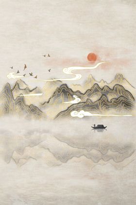 新中式背景