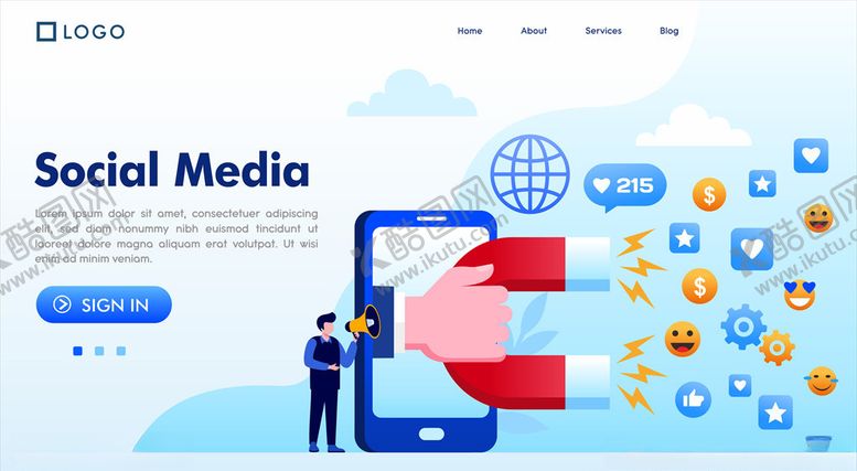 编号：72268910292007492115【酷图网】源文件下载-社交媒体