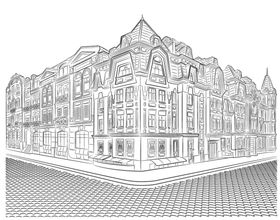 白描建筑