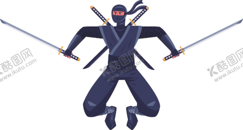 编号：38202905050732204185【酷图网】源文件下载-卡通忍者