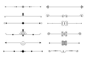 欧式花纹分割线