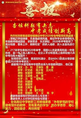 高考喜报