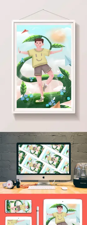青春插画