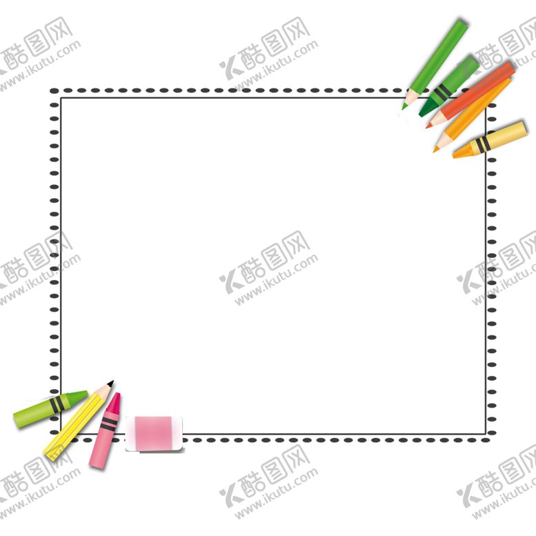 编号：83998205112259109836【酷图网】源文件下载-卡通边框简洁边框