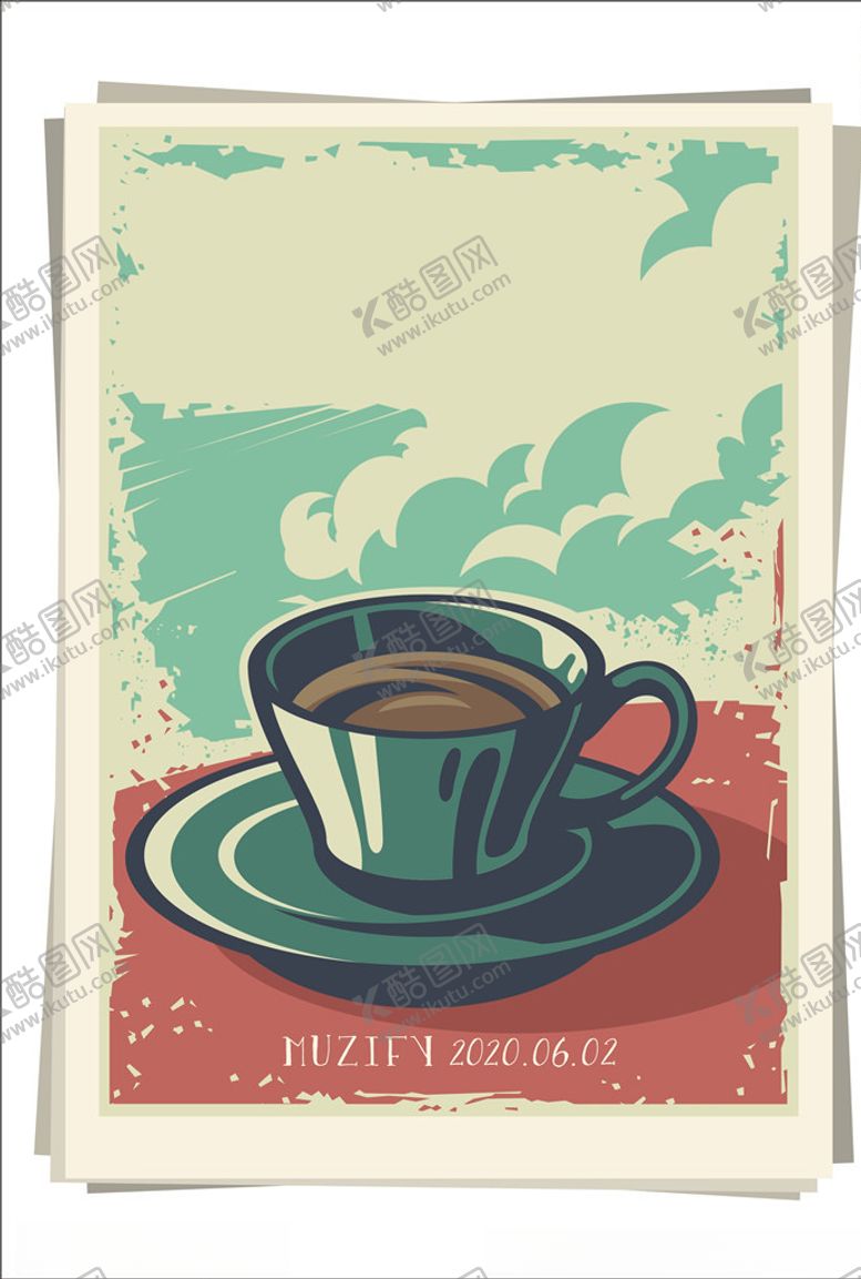 编号：86242910141323315158【酷图网】源文件下载-咖啡杯海报画