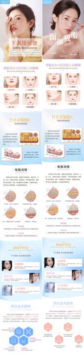 面部下颌缘吸脂电商详情页