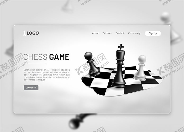 编号：33969809201009521584【酷图网】源文件下载-国际象棋