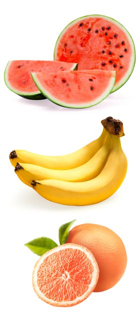 西瓜香蕉橙子