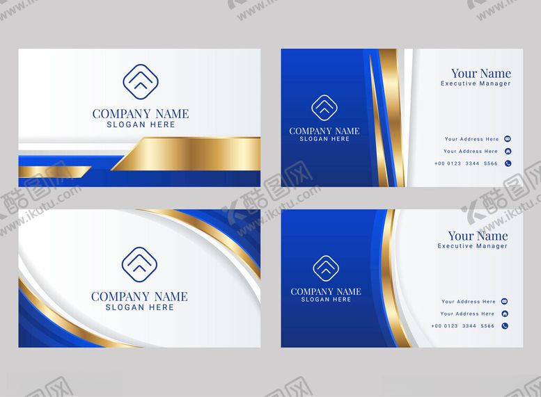 编号：51907711021008029478【酷图网】源文件下载-蓝色高档商务名片