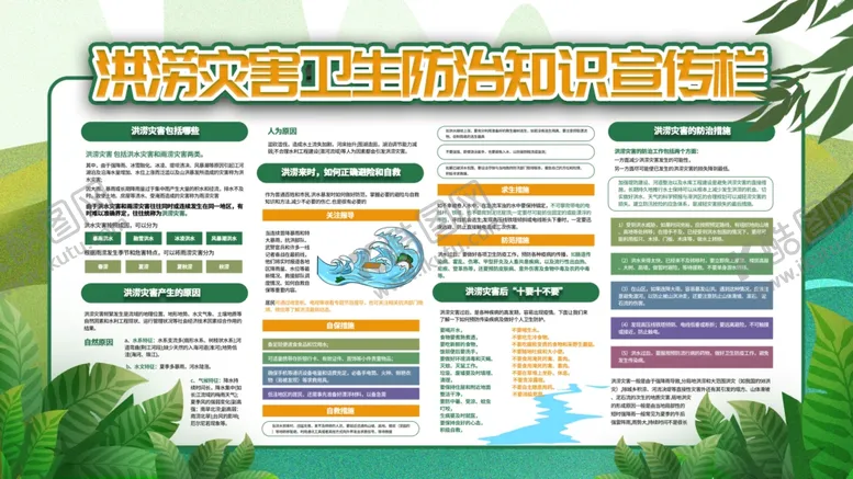 编号：89634506250219592644【酷图网】源文件下载-防洪防汛防灾减灾防震减灾