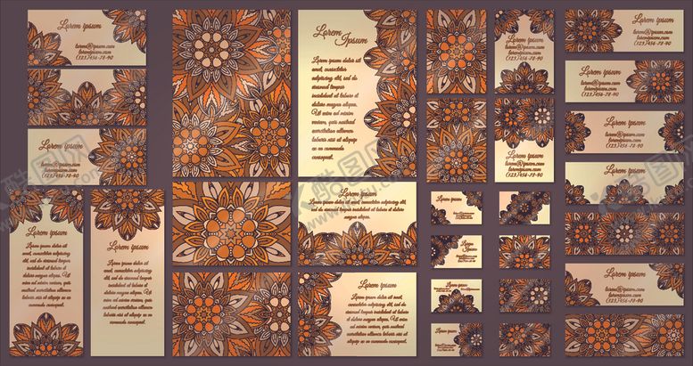 编号：15622410290054156704【酷图网】源文件下载-复古花纹背景