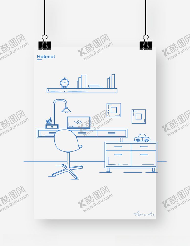 编号：12009810042146435447【酷图网】源文件下载-书房