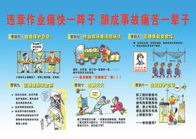 安全施工生产宣传图地海报展板