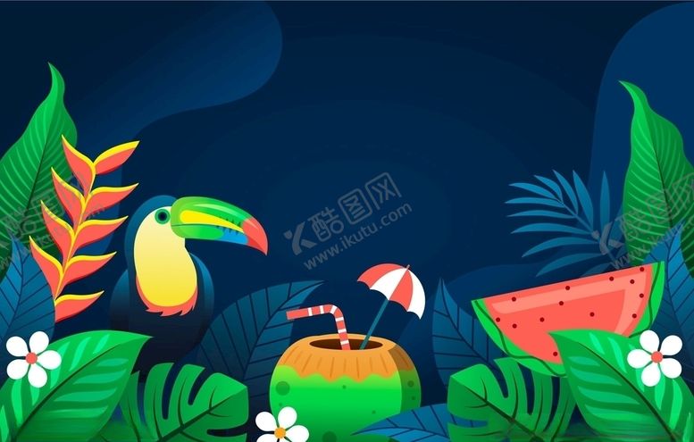 编号：58940809140838284248【酷图网】源文件下载-夏季动物背景