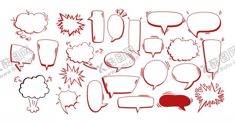 编号：82621304030114416542【酷图网】源文件下载-对话气泡框