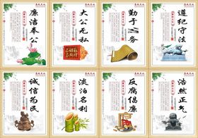 企业廉政文化展板