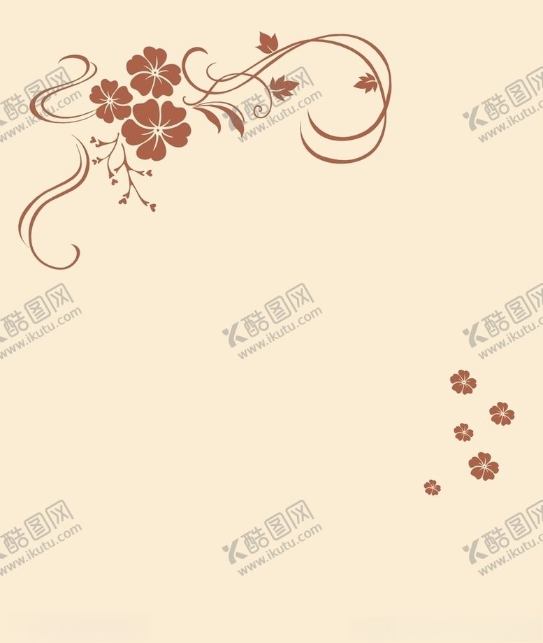 编号：63580705060940369126【酷图网】源文件下载-硅藻泥对角花背景花