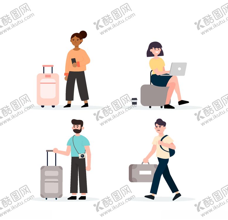 编号：14078009130111433661【酷图网】源文件下载-旅客游客