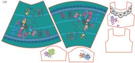 卡通图案服装印花设计稿
