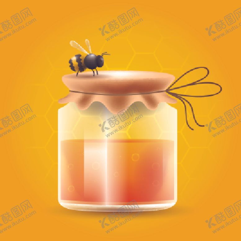 编号：86566607071424435104【酷图网】源文件下载-蜜蜂与瓶装