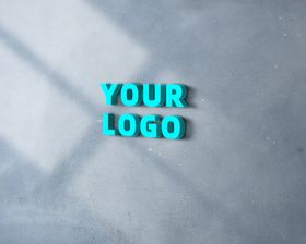 3d立体logo样机
