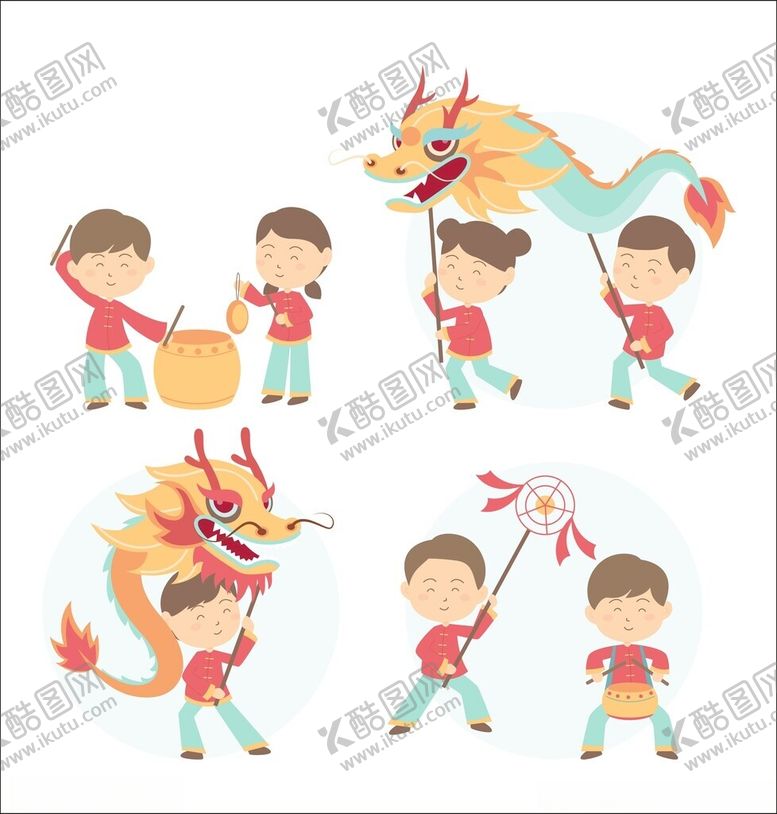 编号：14303211201554473323【酷图网】源文件下载-新年舞龙