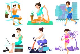 多样居家健身场景展示