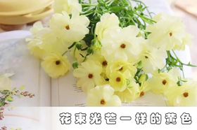 黄色郁金香花束插画花母亲节