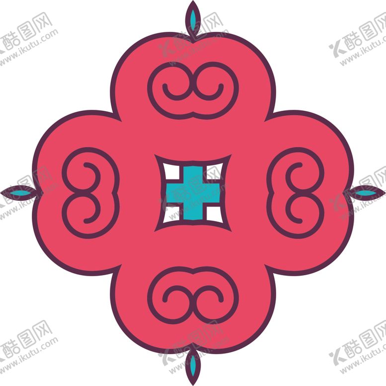编号：40124609281917143812【酷图网】源文件下载-复古花纹图案