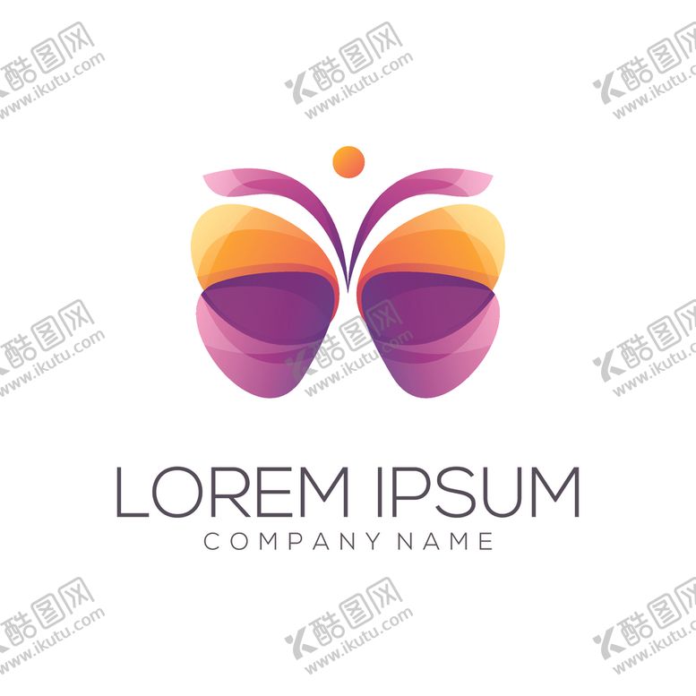 编号：19053007092101232685【酷图网】源文件下载-蝴蝶logo
