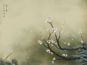 装饰画 墨梅