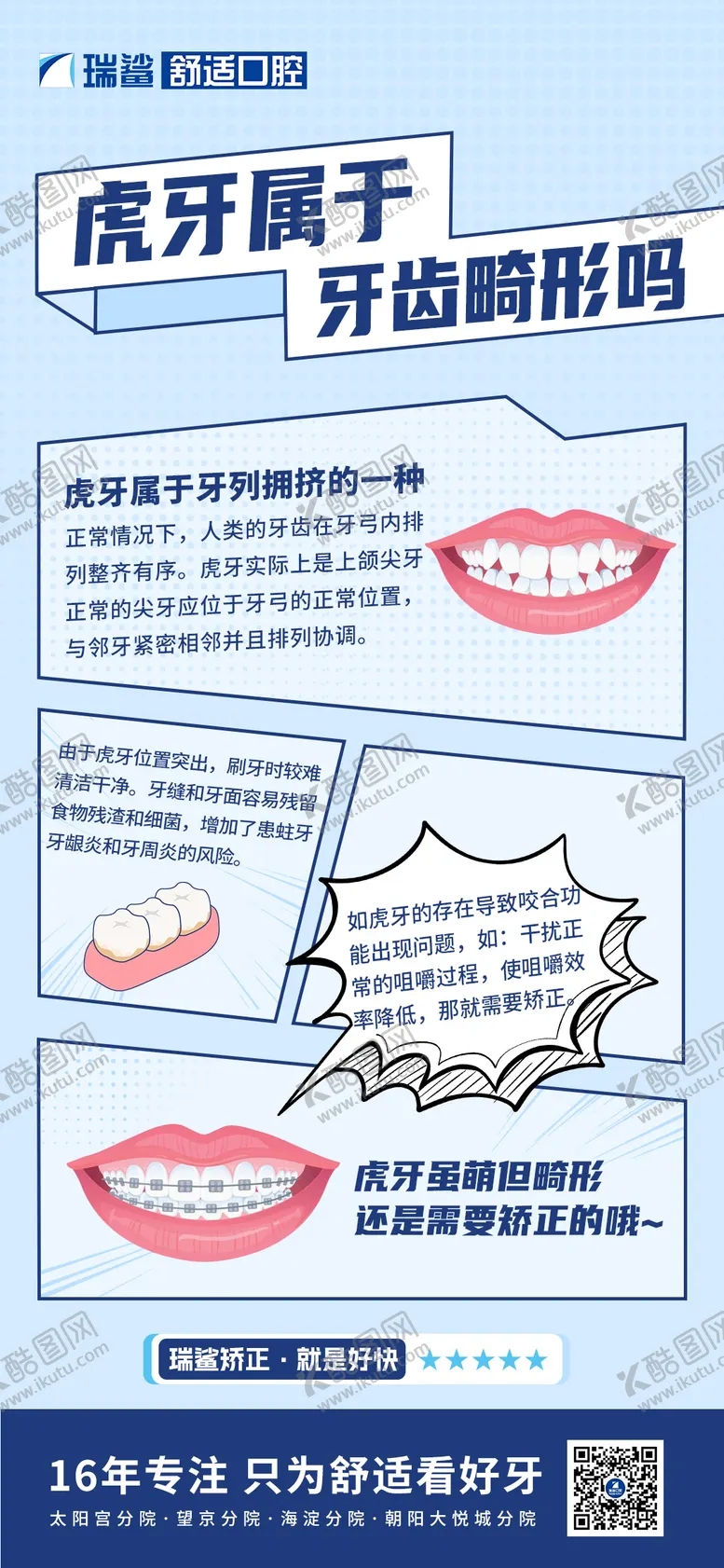 编号：79498702201426143633【酷图网】源文件下载-虎牙需要矫正吗海报