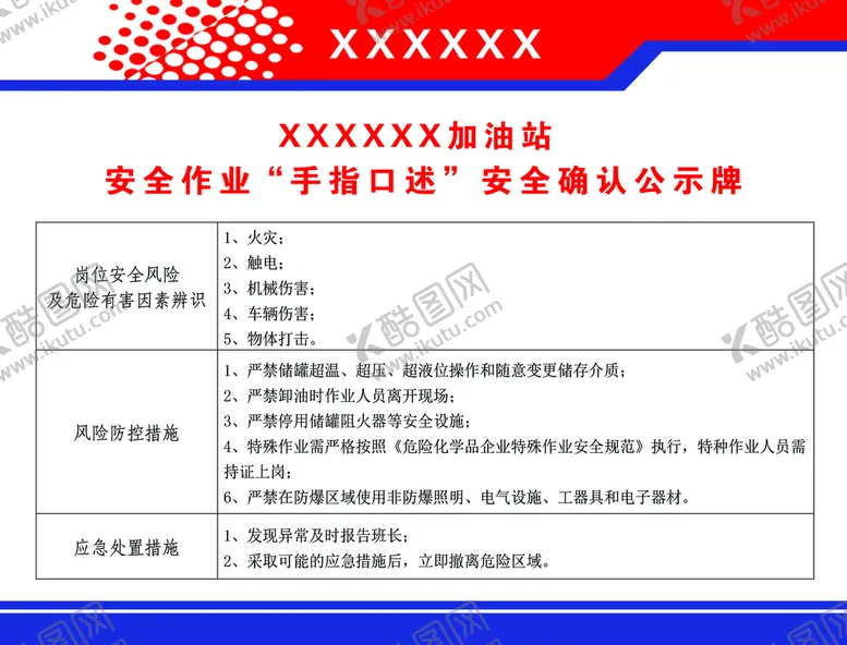 编号：67523410010803331269【酷图网】源文件下载-加油站公示牌