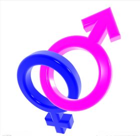 C4D模型男女性标志符号