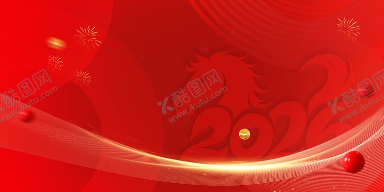 编号：67017211021523471538【酷图网】源文件下载-马年展板背景